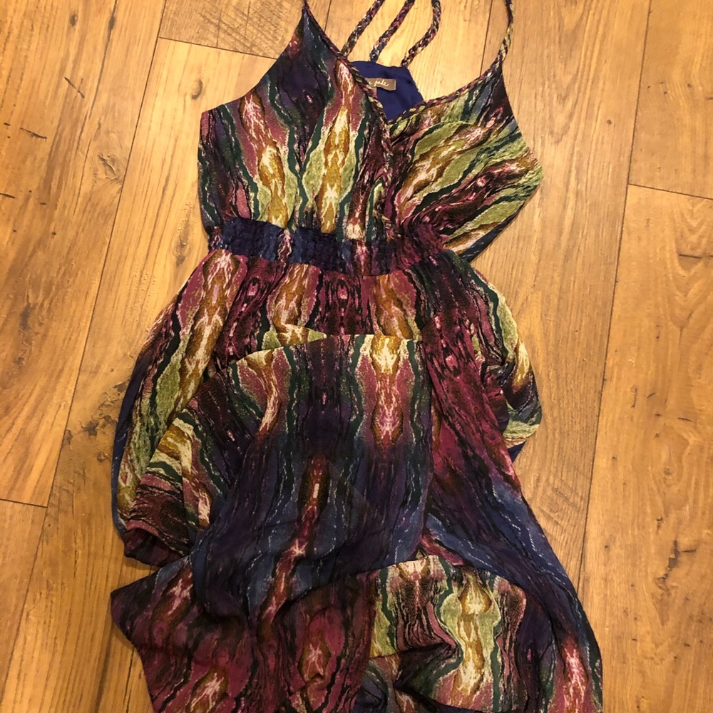 Reptile Print Maxi Dress